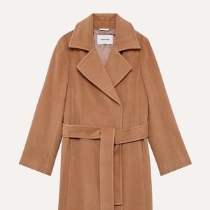 Aritzia Babaton Robbie Camel Coat